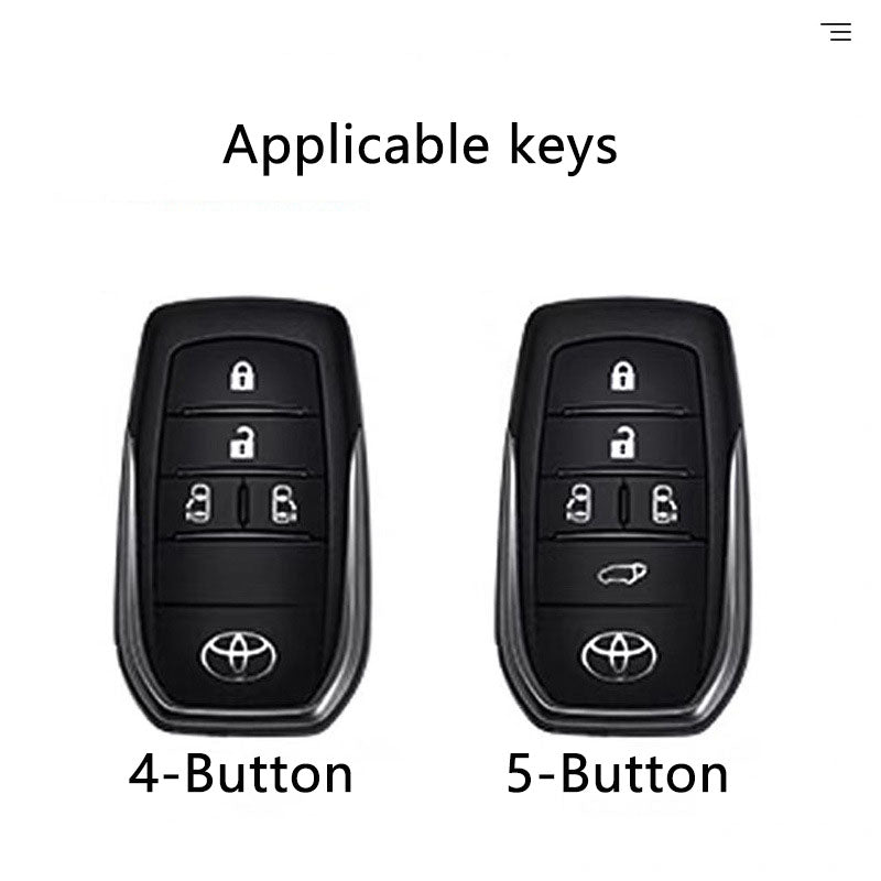 For Toyota Sienna Key Case Fob Cover 4 Button/ 5 Button