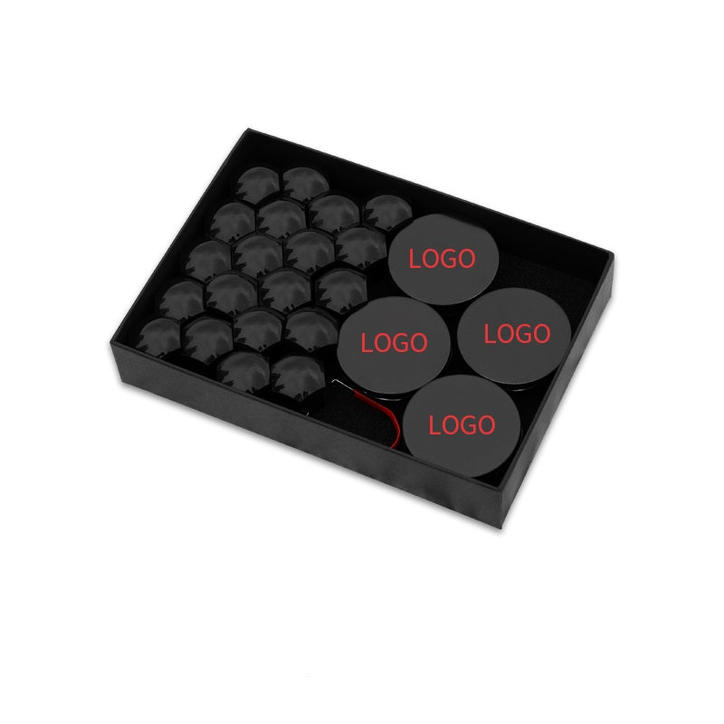 Model 3/Y Wheel Center Hub Caps Screw Protectors Covers Kit