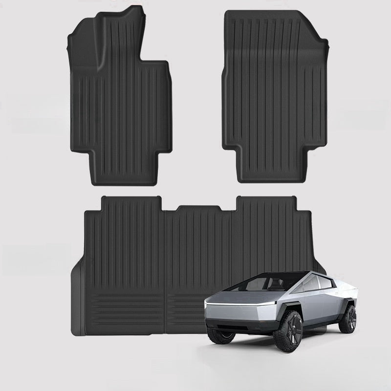 Tesla Cybertruck All-weather Floor Mats Liners 3Pcs