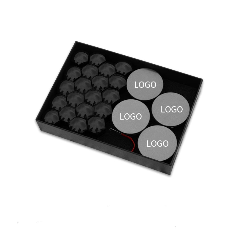 Model 3/Y Wheel Center Hub Caps Screw Protectors Covers Kit