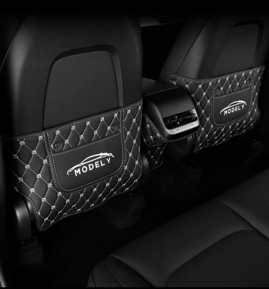 Tesla Model 3 /Y Seat Back Anti Kick Mats Protector Pad