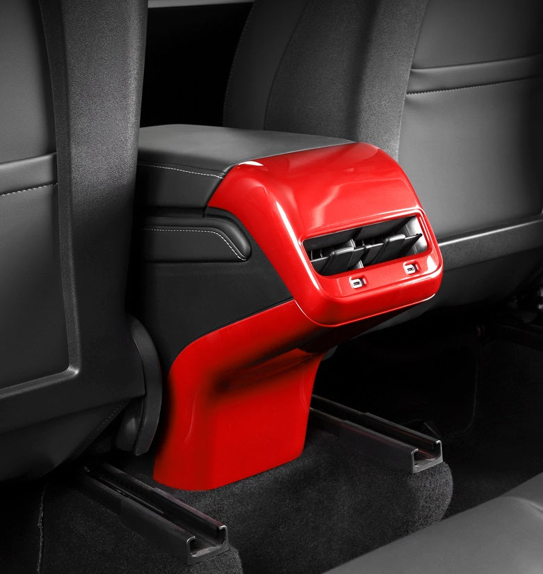 Tesla Model 3/Y Rear Air Vent Outlet Cover & Lower Anti Kick Cover