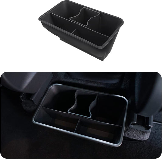 Tesla Model Y Rear Center Console Organizer Back Seat Storage Box