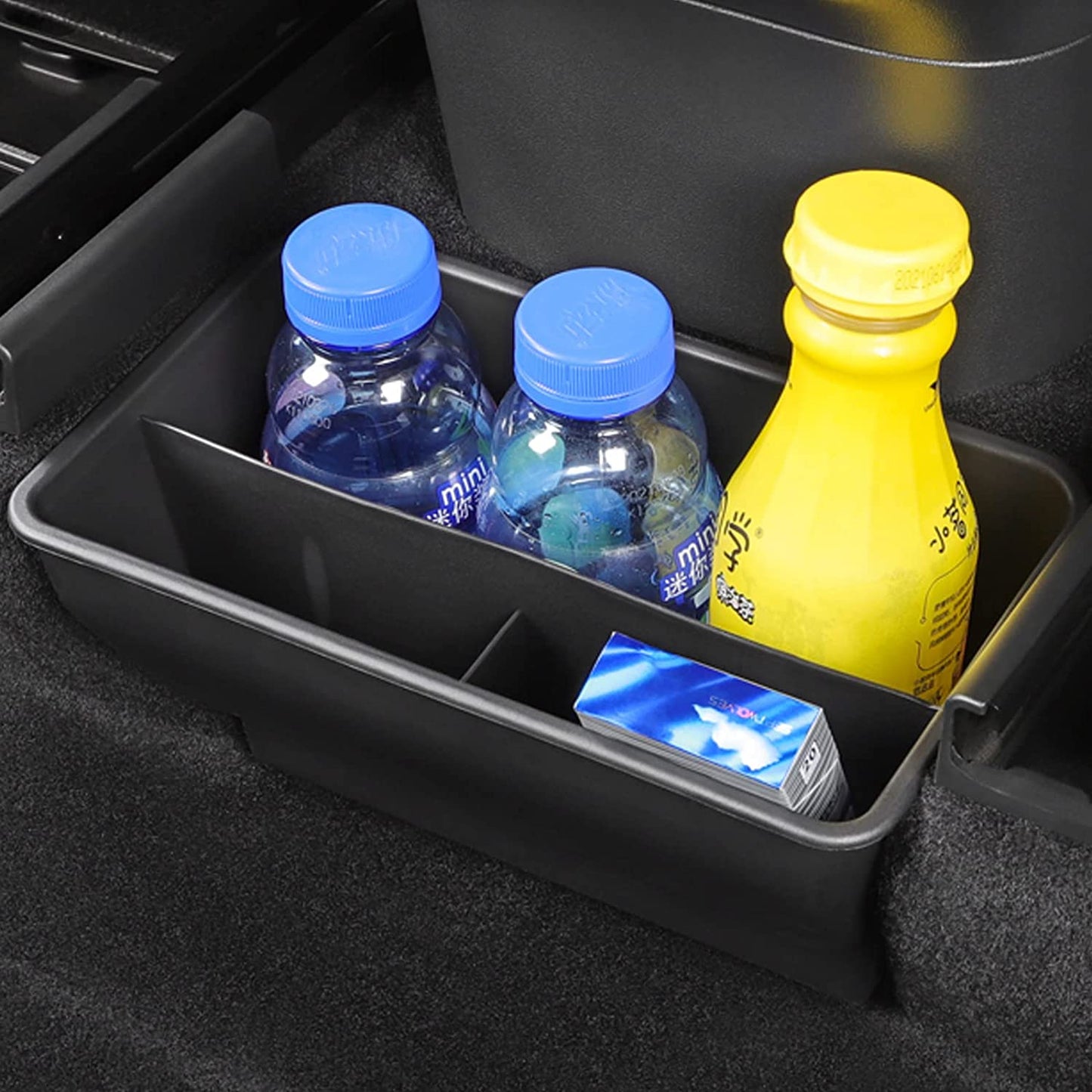 Tesla Model Y Rear Center Console Organizer Back Seat Storage Box