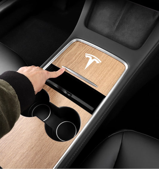 Model 3/Y Wood Center Console Wrap Trim