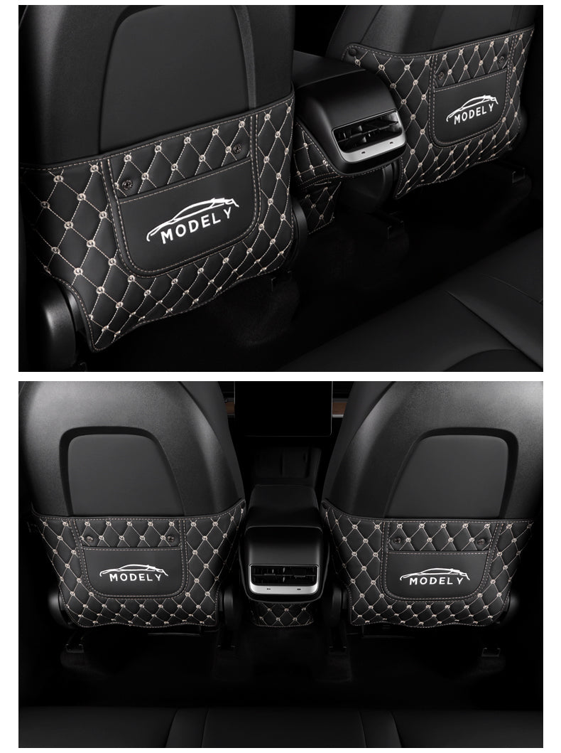 Tesla Model 3 /Y Seat Back Anti Kick Mats Protector Pad