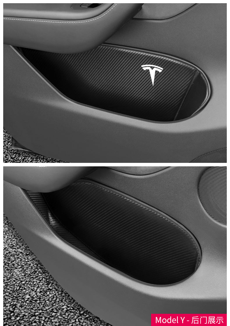 Model 3/Y Inner Side Door Storage Slot Pad Mats