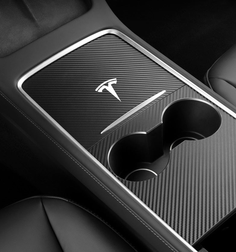 Model 3/Y Wood Center Console Wrap Trim