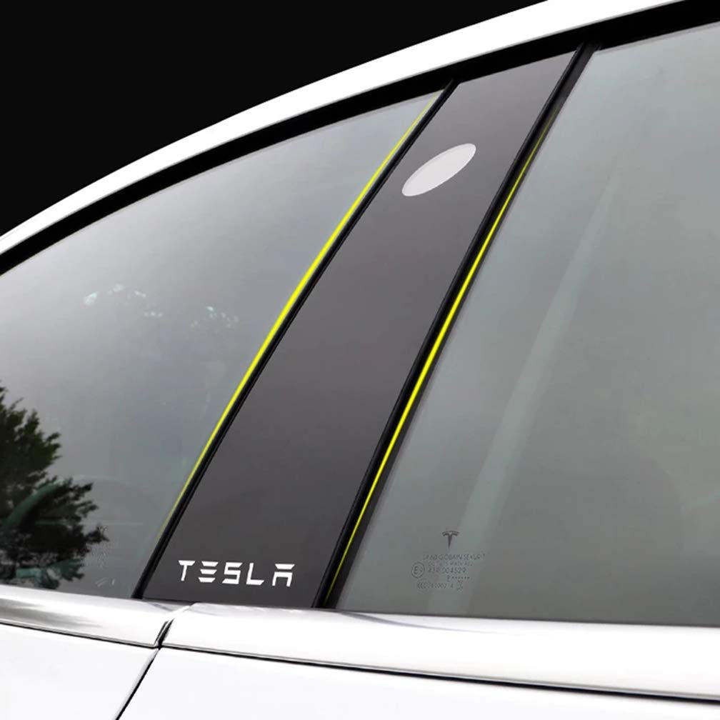 Model 3 B Pillar Protective Cover Trim Decoration Strip