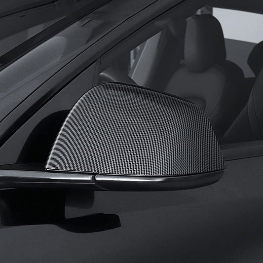 Model Y Carbon Fiber Side Mirror Caps Cover