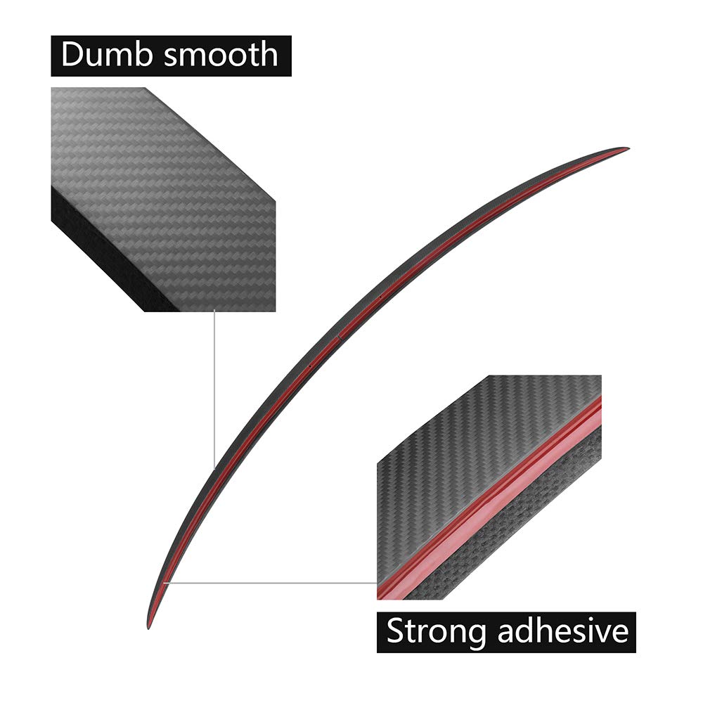 Model 3 Y Real Carbon Fiber Spoiler Rear Trunk Wing