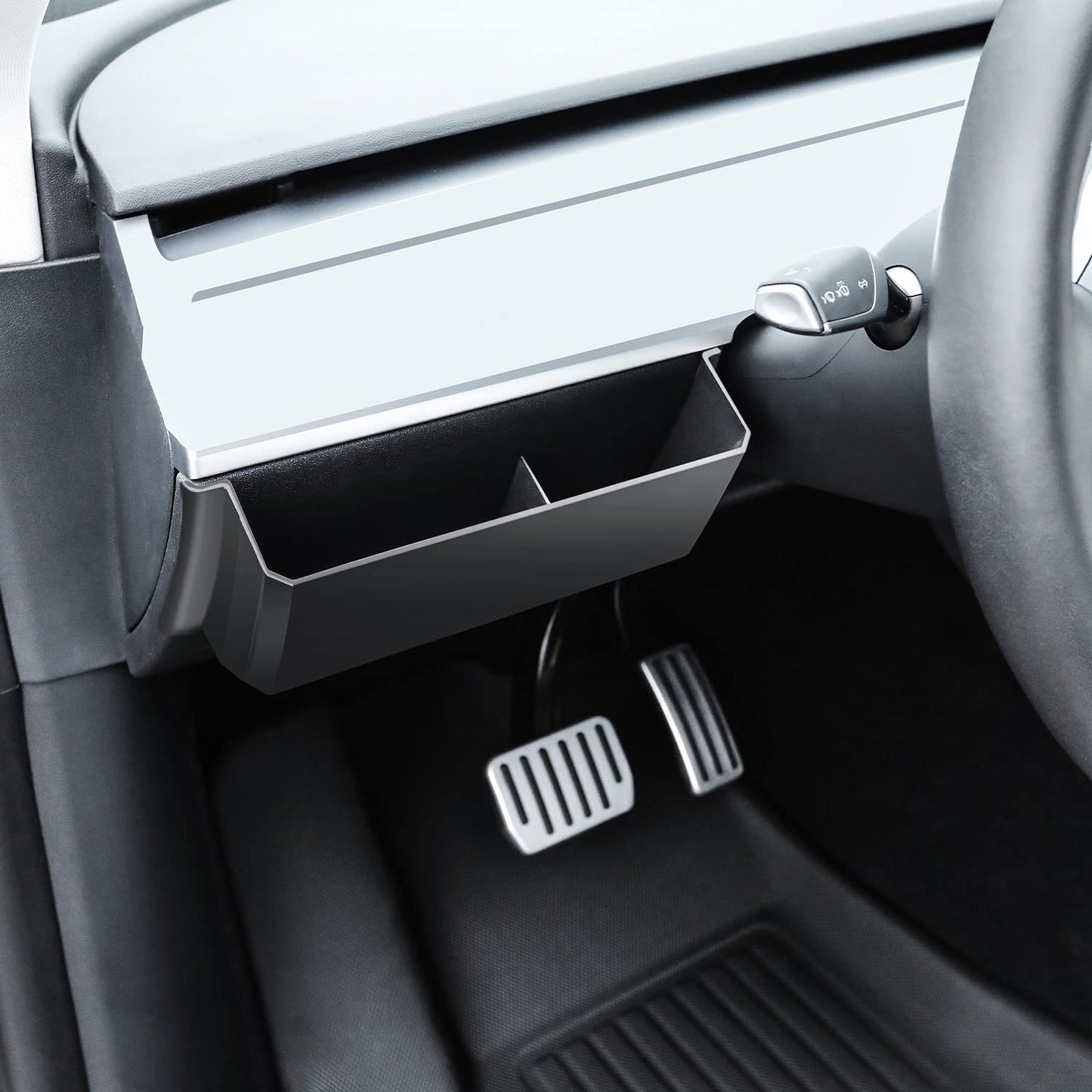 Model 3/Y Under Steering Wheel Left Side Storage Box