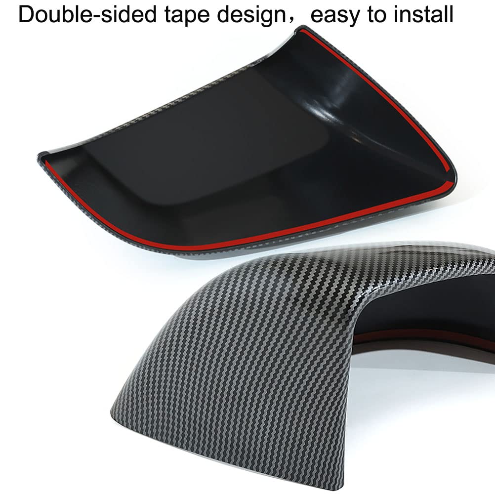Model Y Carbon Fiber Side Mirror Caps Cover