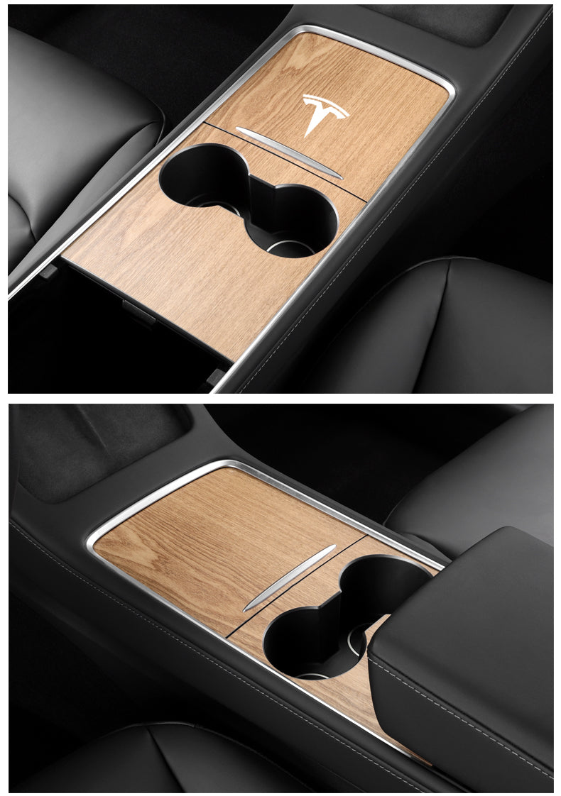 Model 3/Y Wood Center Console Wrap Trim