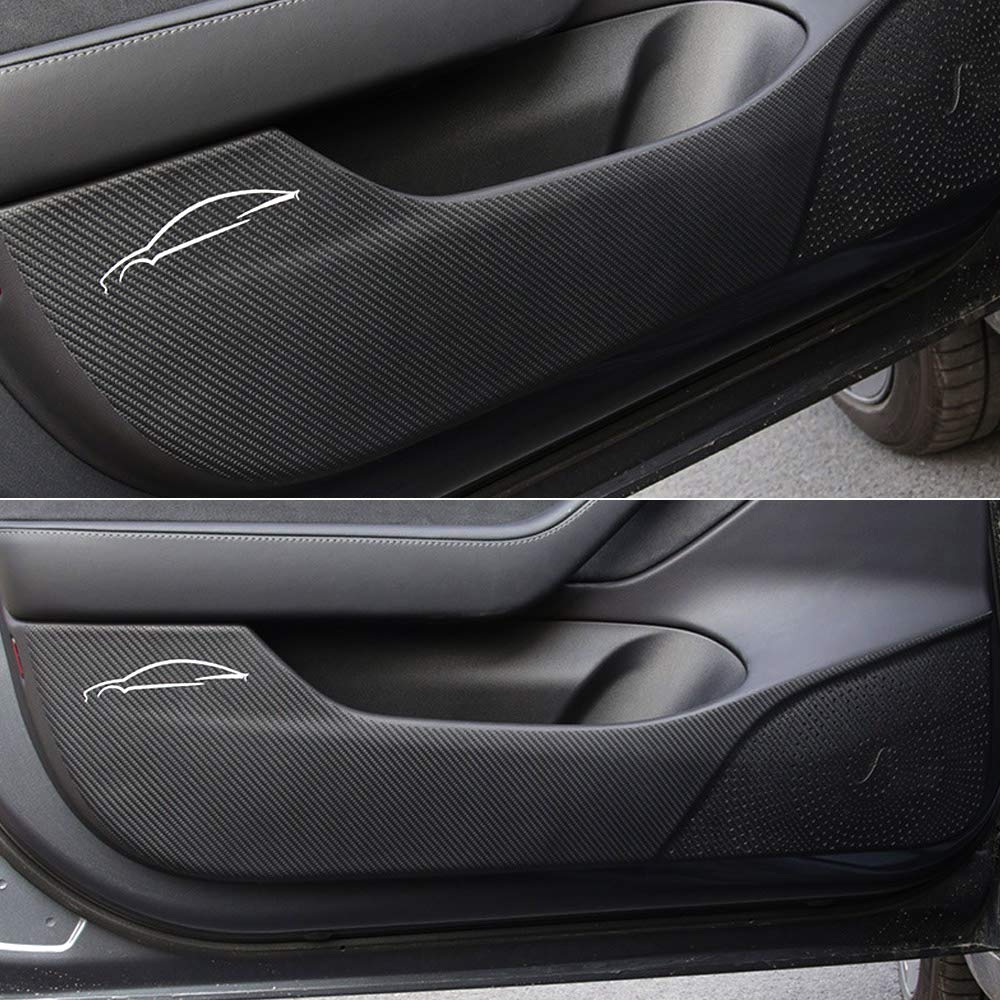 Model 3/Y Interior Door Panel Anti-Kick Mats (Set Of 4)