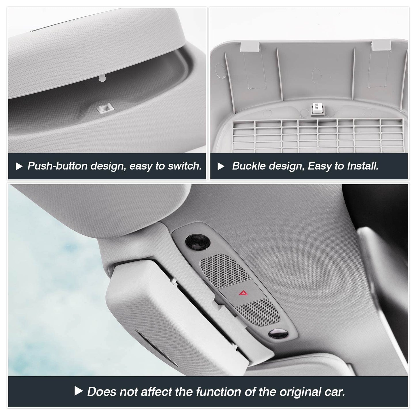 Model 3/Y Sunglasses Holder Sun Visor Storage Box Eyeglasses Case Mount
