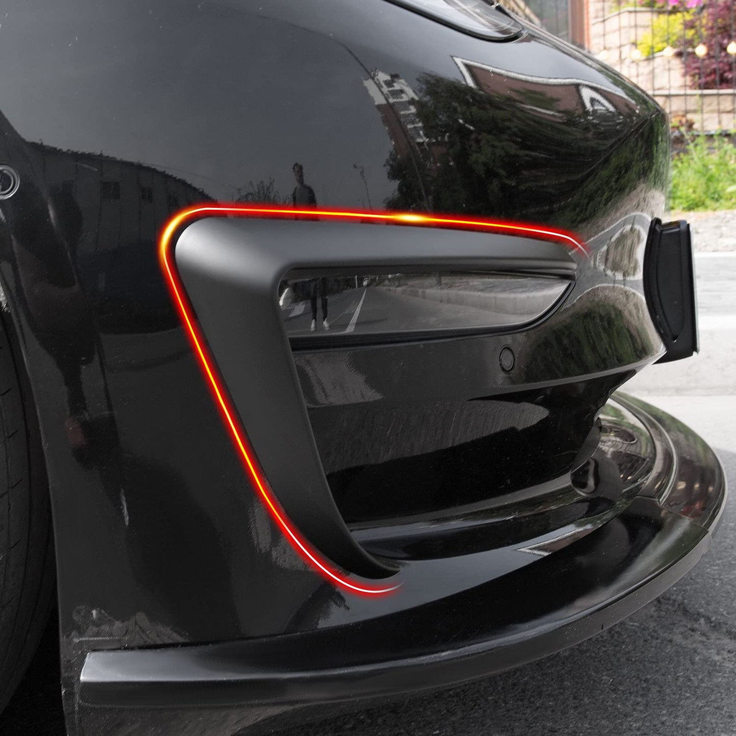 Model 3/Y Front Fog Light Cover Eyebrow Trim Blade