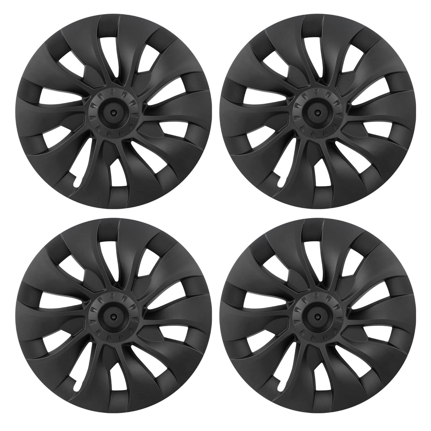 Model 3 Hubcaps 18" Uberturbine Style Aero Wheel Cover Set (4Pcs)