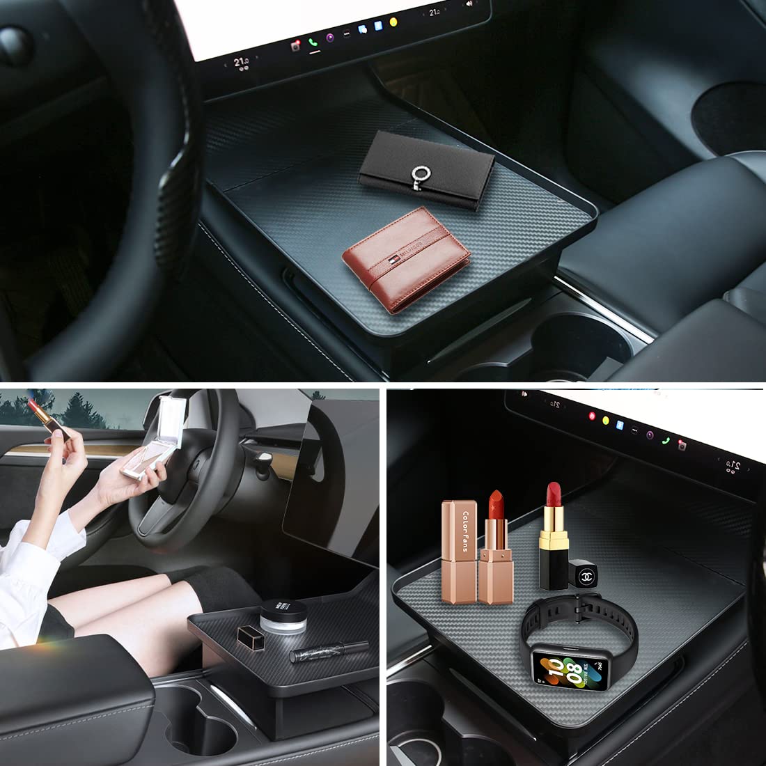 Model 3 Y Center Console Dining Tray Table