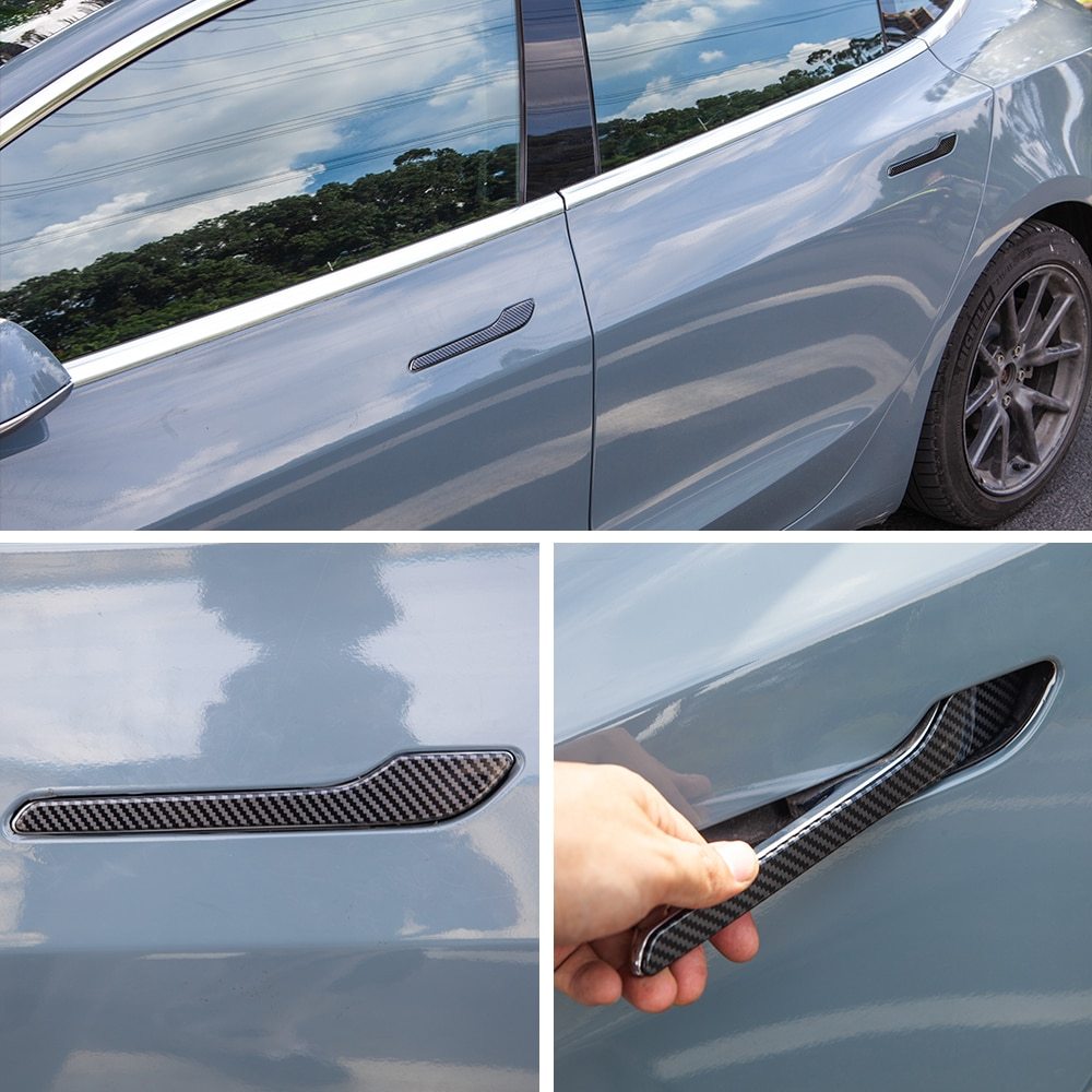 Tesla Model 3/Y Door Handle Cover Wrap 4Pcs