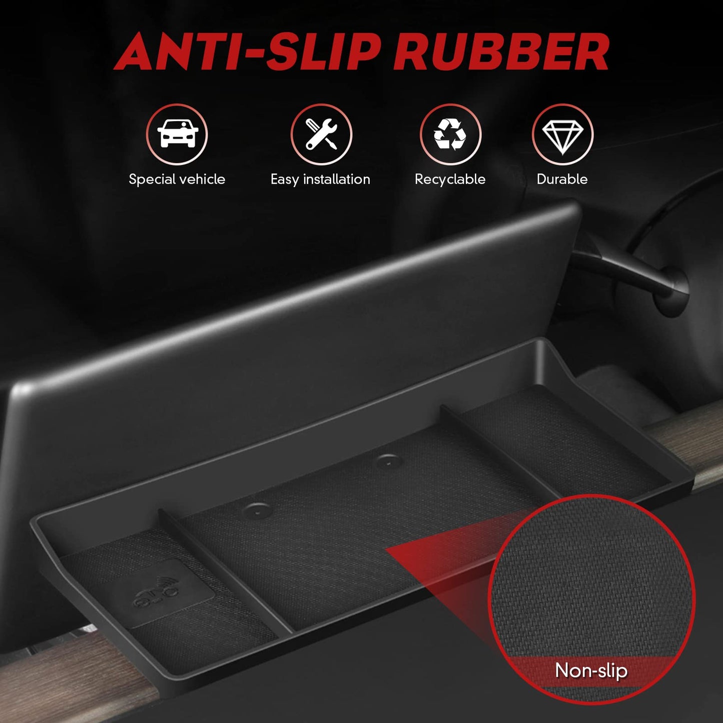 Tesla Model 3/Y Dashboard Screen HiddenTray Storage Box