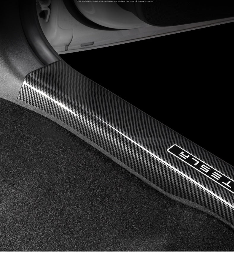 Model Y Stainless Steel Door Sill Protector Welcome Pedal