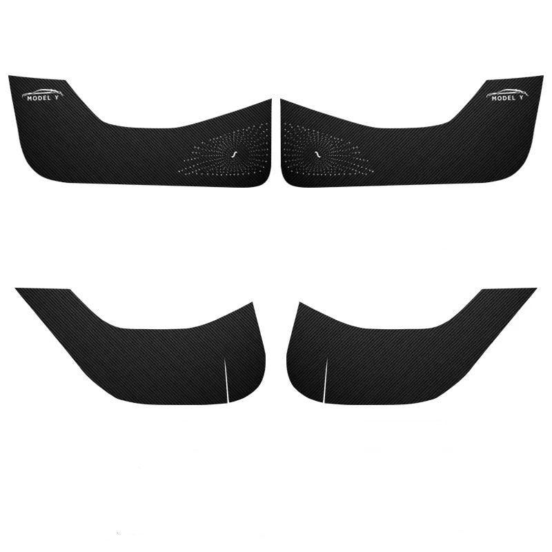 Model 3/Y Interior Door Panel Anti-Kick Mats (Set Of 4)
