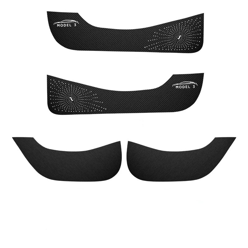 Model 3/Y Interior Door Panel Anti-Kick Mats (Set Of 4)