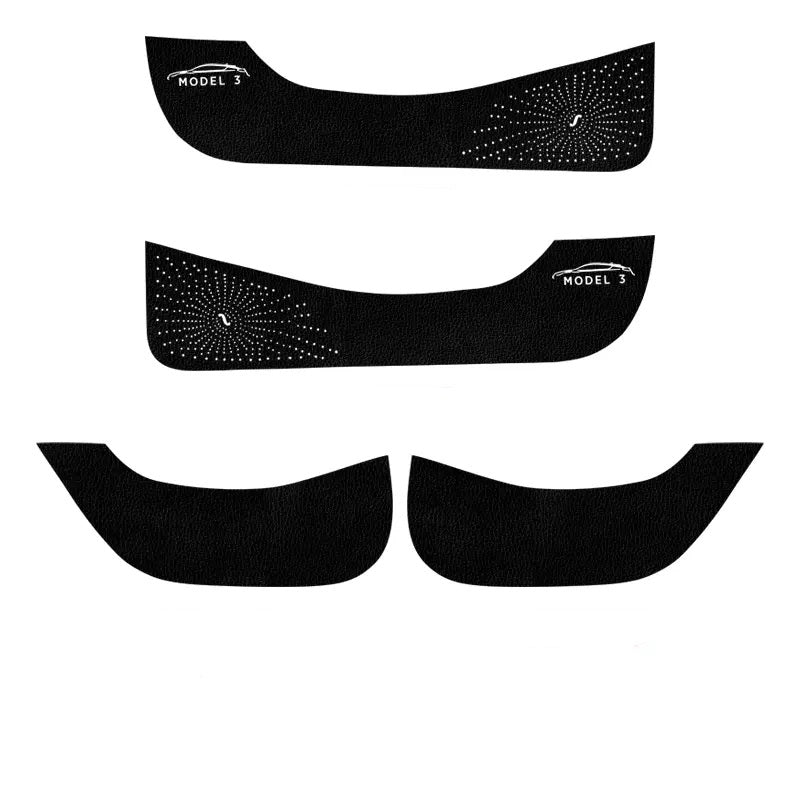 Model 3/Y Interior Door Panel Anti-Kick Mats (Set Of 4)