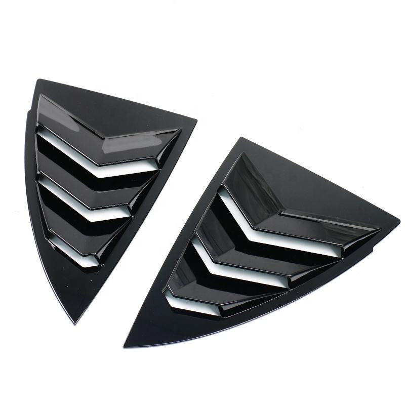 Model 3 Y Rear Triangle Shutter Window Louver Cover Trim