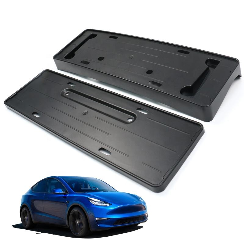 Tesla Model 3 & Y Carbon Fiber License Plate Frame (2Pcs)