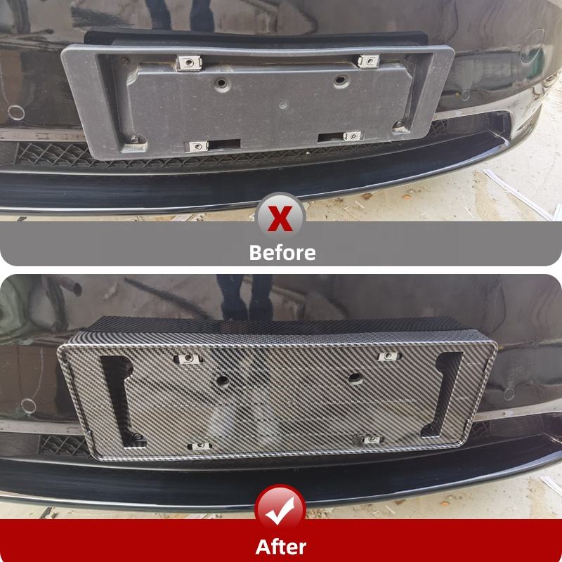 Tesla Model 3 & Y Carbon Fiber License Plate Frame (2Pcs)