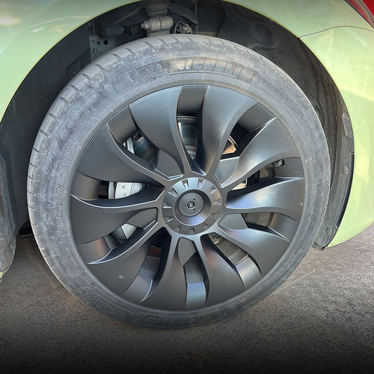 Model 3 Hubcaps 18" Uberturbine Style Aero Wheel Cover Set (4Pcs)