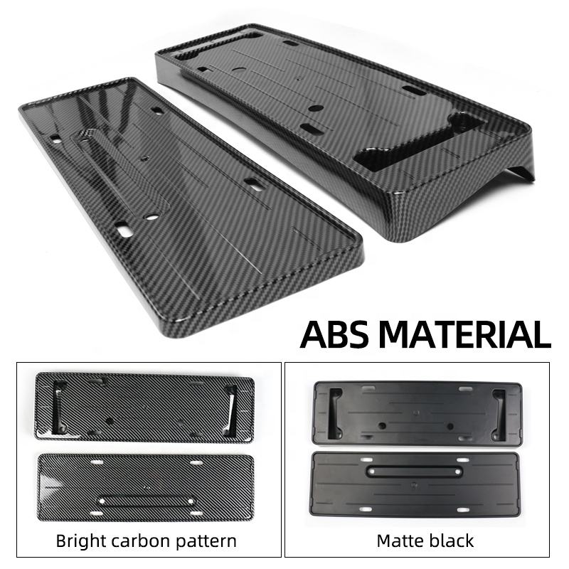 Tesla Model 3 & Y Carbon Fiber License Plate Frame (2Pcs)