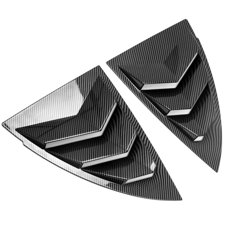 Model 3 Y Rear Triangle Shutter Window Louver Cover Trim