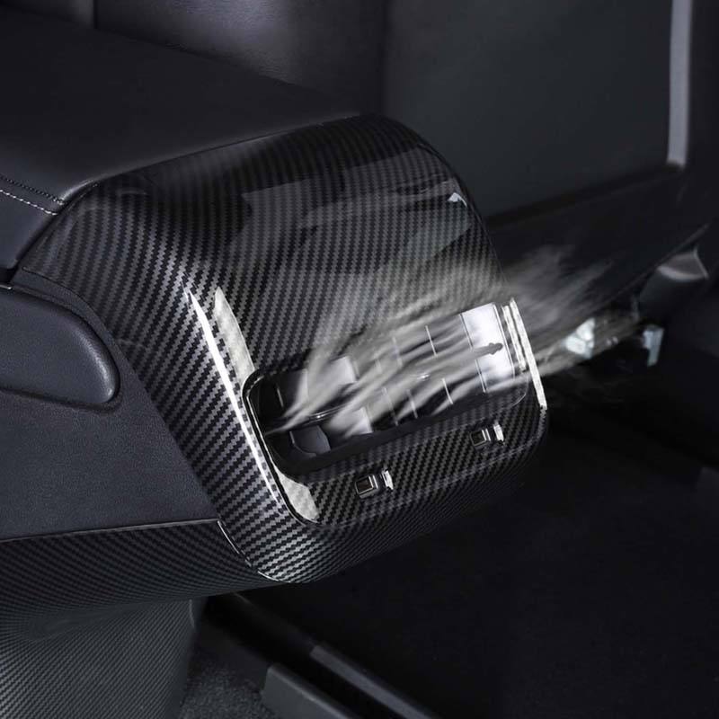 Tesla Model 3/Y Rear Air Vent Outlet Cover & Lower Anti Kick Cover