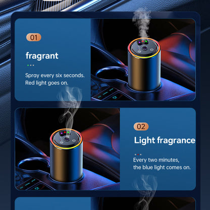 Smart Car Air Fresheners Diffuser With Star Projector and Auto Spray