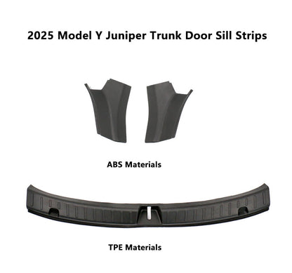 Tesla Model Y Juniper Trunk Door Sill Strips