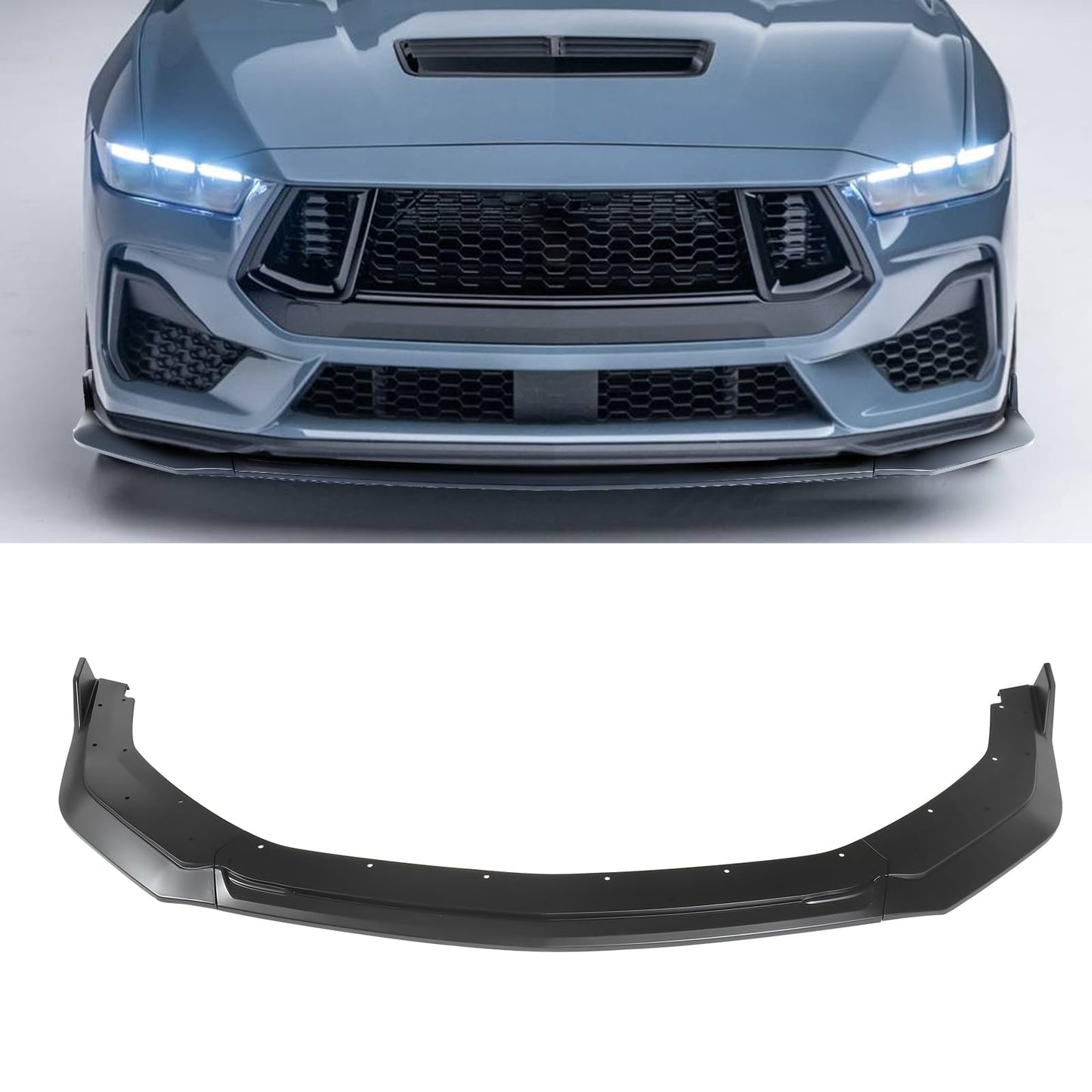 For 2024+ Ford Mustang GT Front Splitter