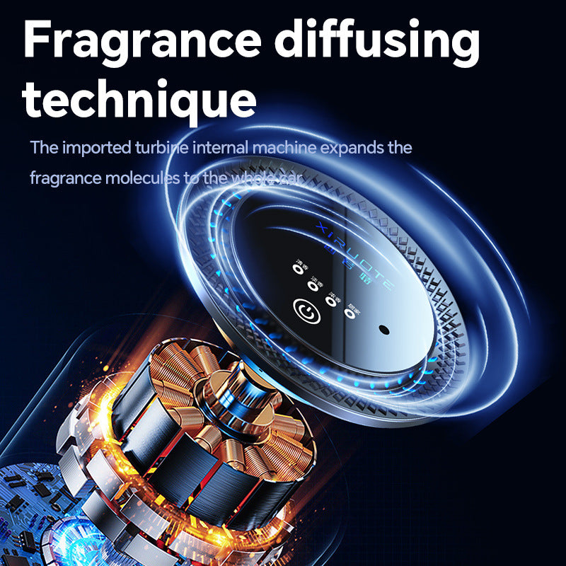 Auto-Spray Car Air Freshener Diffuser With Dynamic Cloud Mist & Lasting Fragrance
