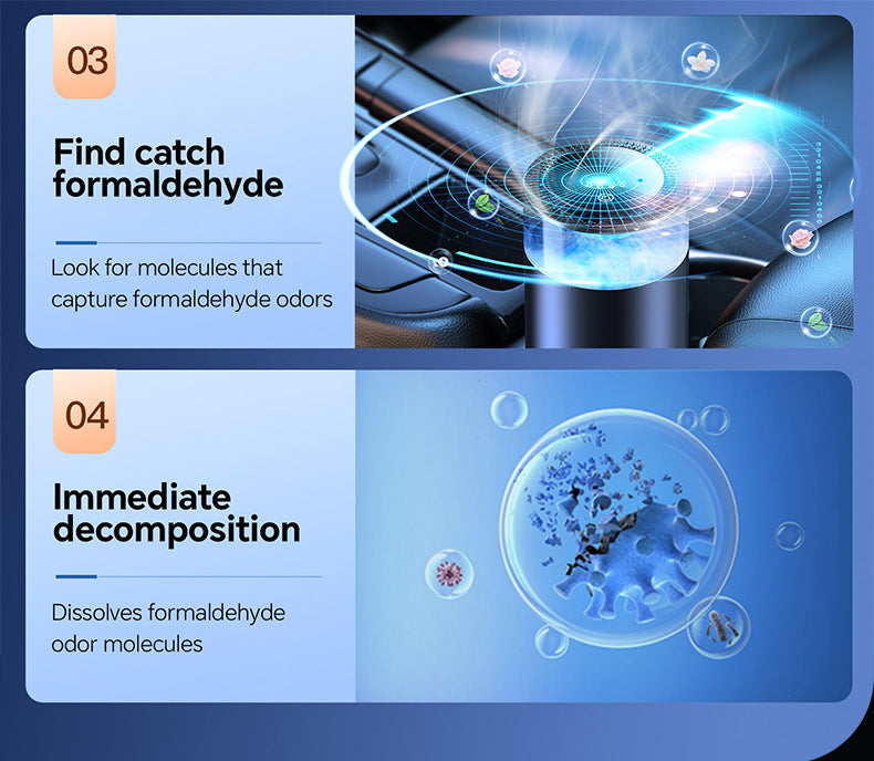 Auto-Spray Car Air Freshener Diffuser With Dynamic Cloud Mist & Lasting Fragrance