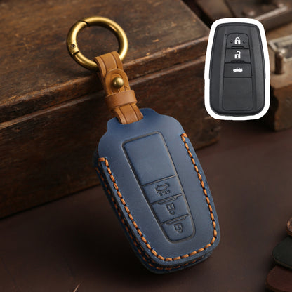 For Toyota Camry Leather Key Fob Cover