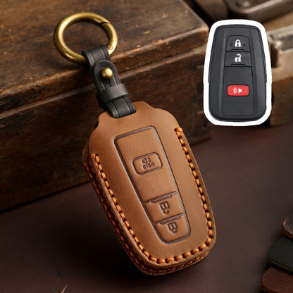 For Toyota Camry Leather Key Fob Cover