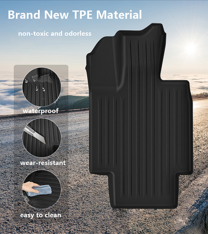 Tesla Cybertruck All-weather Floor Mats Liners 3Pcs