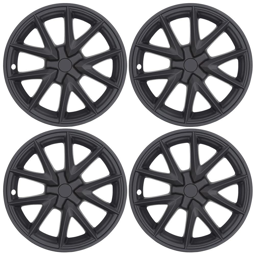 Evtesparts 18-Inch Aero Wheel Covers Hubcap For Model 3 2017-2023