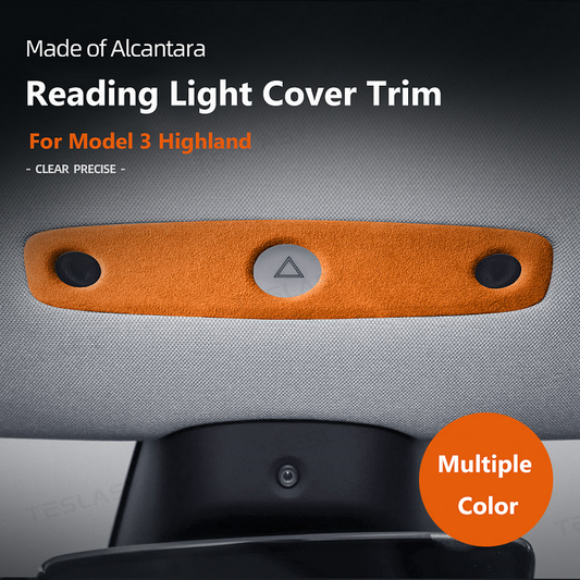 Evtesparts Alcantara Reading Lighting Trim Kit For Tesla Model 3 Highland Accessories