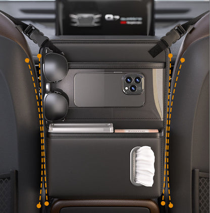 Hanging Car Storage Bag Multi-Functional Center Console Pocket For Driver and Passenger Seat-Middle