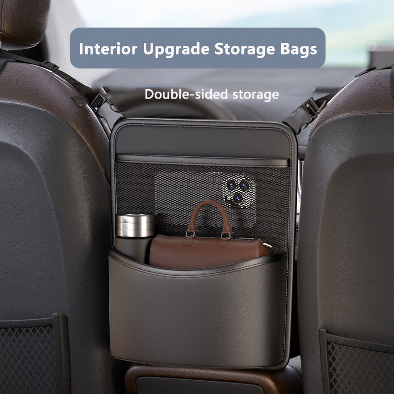 Hanging Car Storage Bag Multi-Functional Center Console Pocket For Driver and Passenger Seat-Middle
