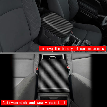 Carbon Fiber Center Console Armrest Box Cover For Toyota Tacoma/4Runner