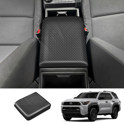 Carbon Fiber Center Console Armrest Box Cover For Toyota Tacoma/4Runner